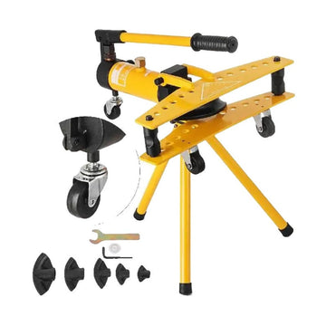 Hydraulische Rohrbiegemaschine, 10 Tonnen Kapazität, 6 Matrizen-Set