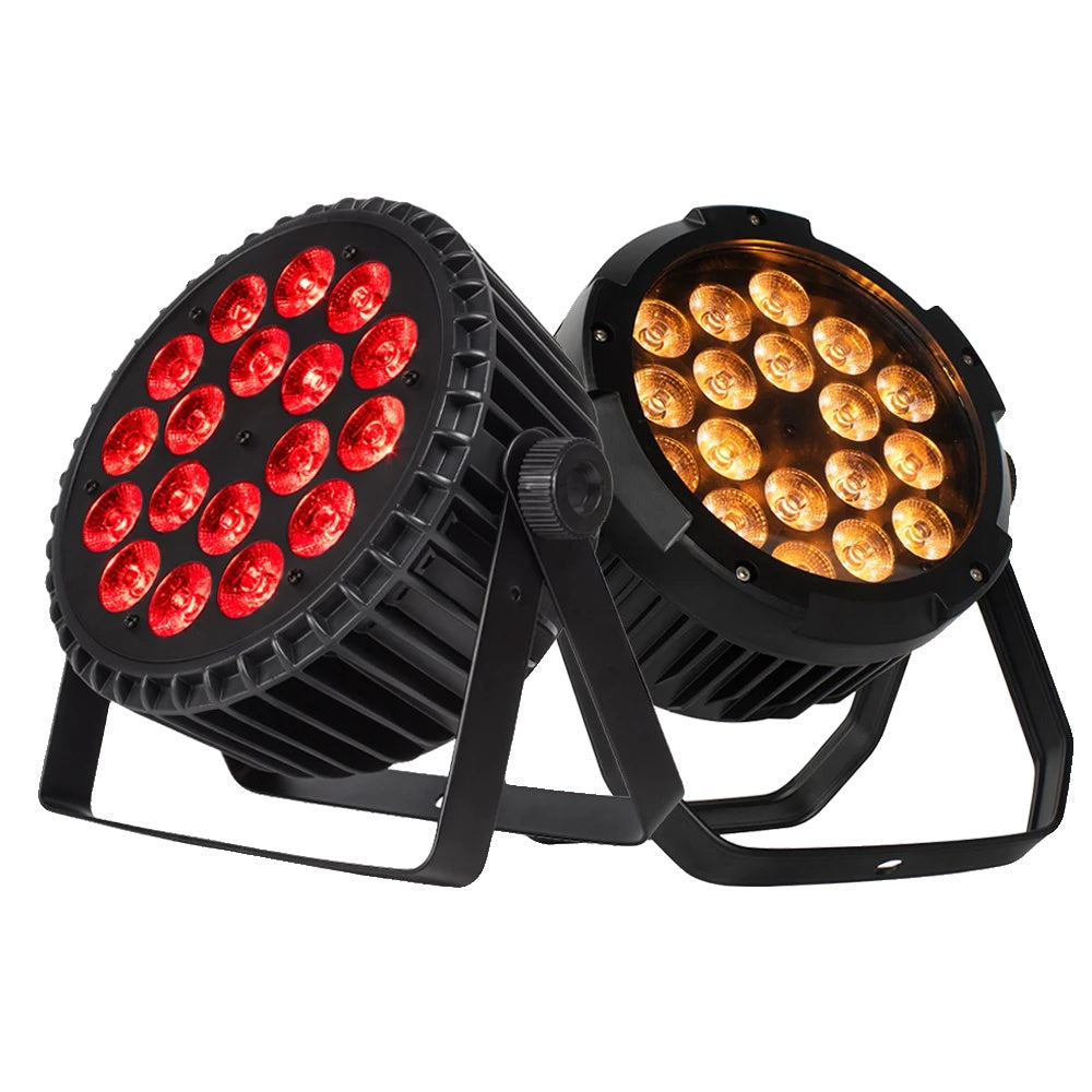 LED-Par-Beleuchtung, wasserdicht, RGBWA+UV, DMX 6/10 Kanäle