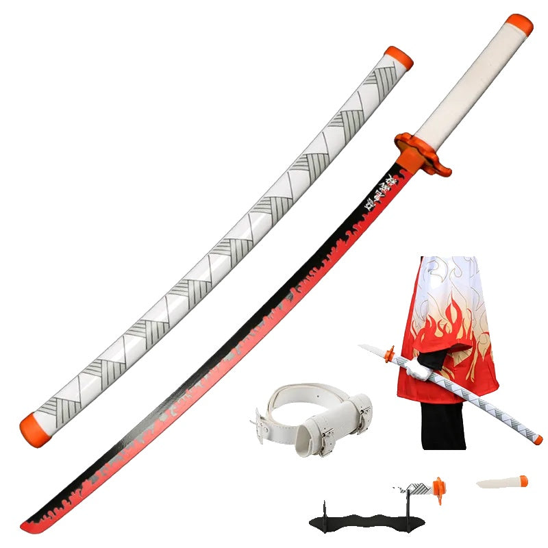 Dämonentöterschwert, 104 cm Länge, Holz-Samurai-Design