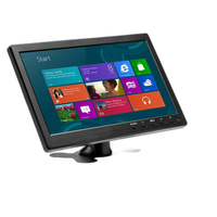 Tragbarer LCD-HD-Monitor, 2-Kanal-Videoeingang, HDMI & VGA