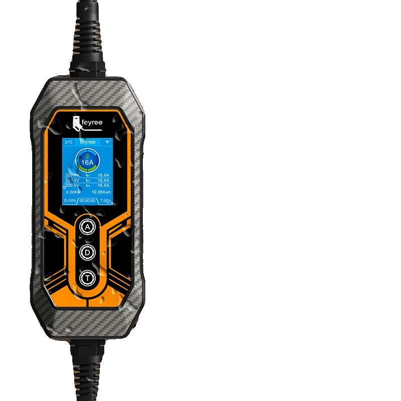 Tragbarer EV-Lader, 11-kW-Ladegerät, WiFi-Konnektivität