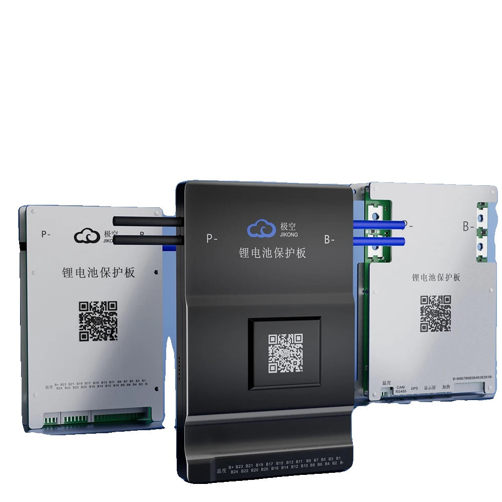 Slimme Jikong BMS mit aktivem Ausgleichsring, 40A-200A-Stromversorgung, BT- und RS485-Kommunikation