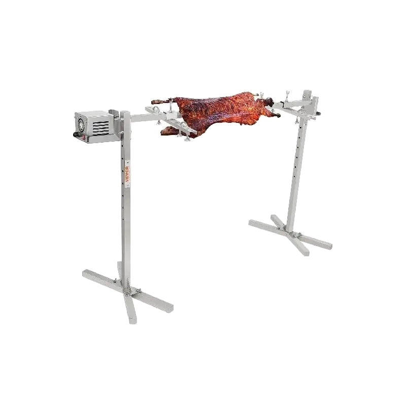 Elektrisches BBQ Rotisserie Grill-Set, Schwerlast, Automatischer Motor, Höhenverstellbarer Ständer