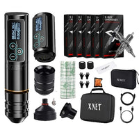 Kabelloses Tattoo-Maschinen-Set, bürstenloser Motor, 2400mAh Akku