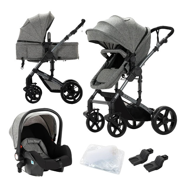 Kinderwagen, 3-in-1-Funktion, leicht und regenerierbar