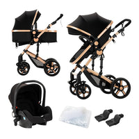 Kinderwagen, 3-in-1-Funktion, leicht und regenerierbar