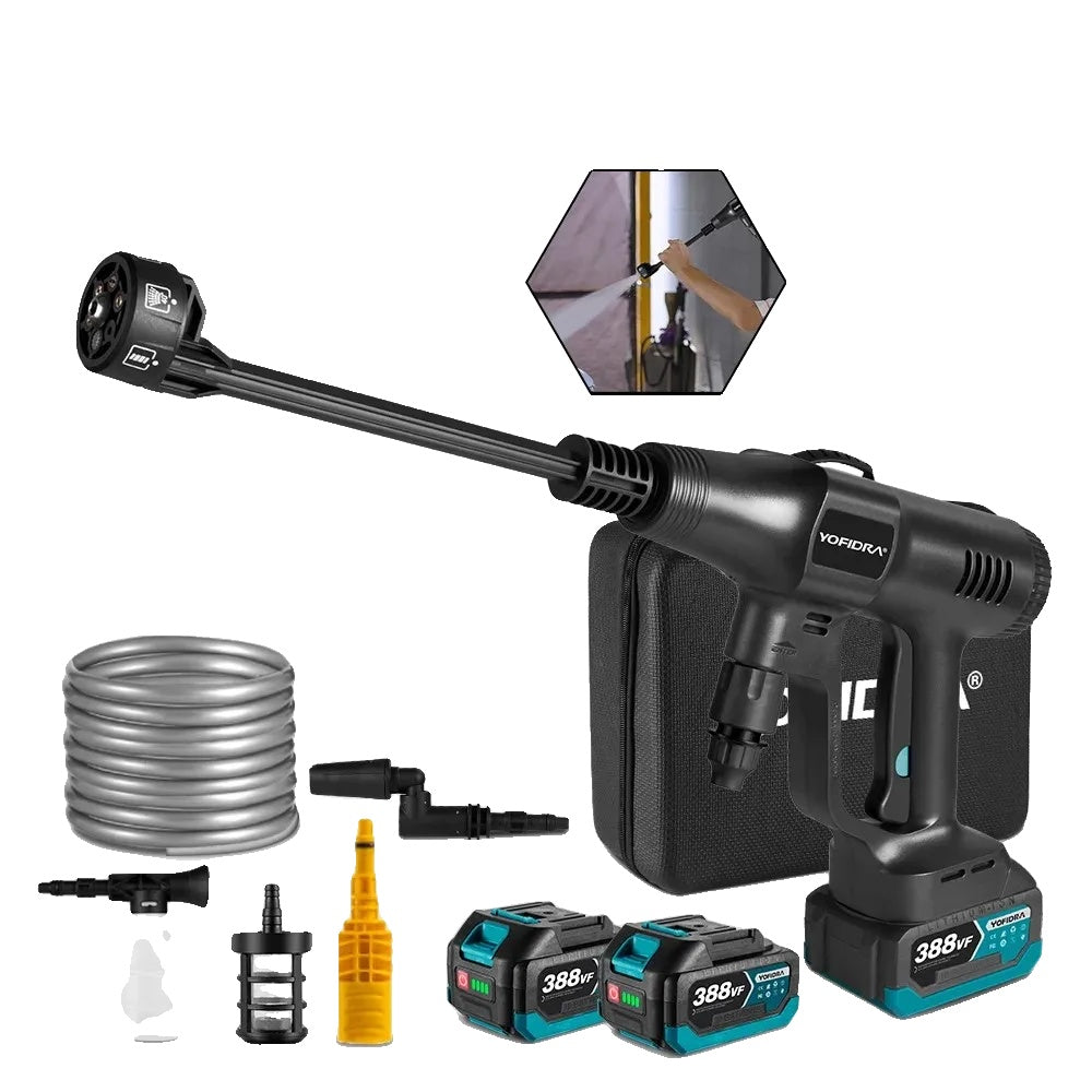 Hochdruckreiniger für Autos mit hohem Druck, Bürstenmotor, 6-in-1-Funktionalität