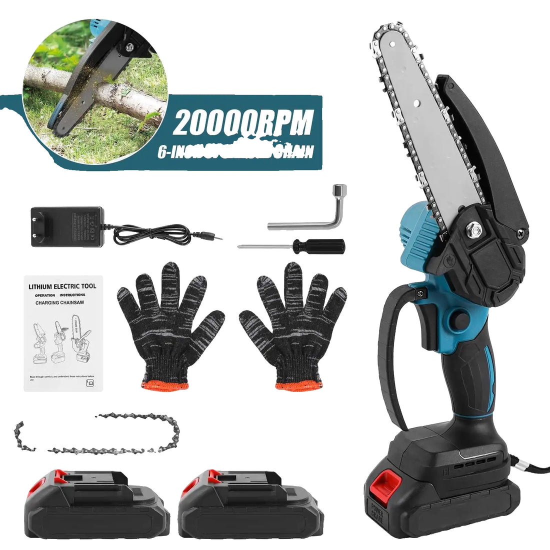 Akkuschrauber, 6-Zoll-Akku, 18-V-Makita-Akkuschrauber