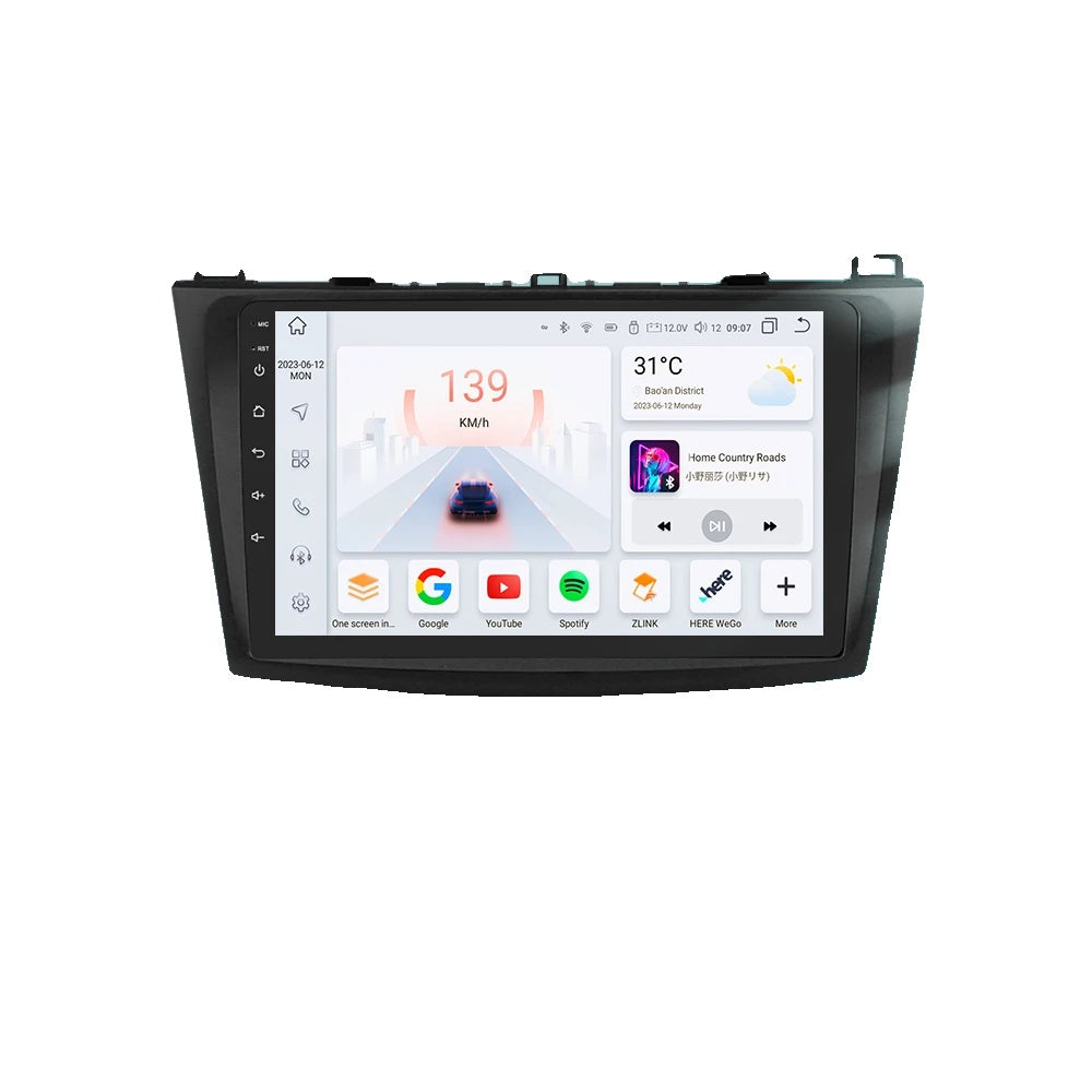 Auto-GPS-Radio, Multimedia-Player, Android, Carplay, Stereo-Audio, Navigation, Video, 8 GB + 2010 GB, 2DIN, 2013, Mazda 3, 128-7862 Jahr