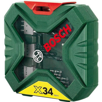 BOSCH Box X-Line 34 Stück Bohren & Schrauben