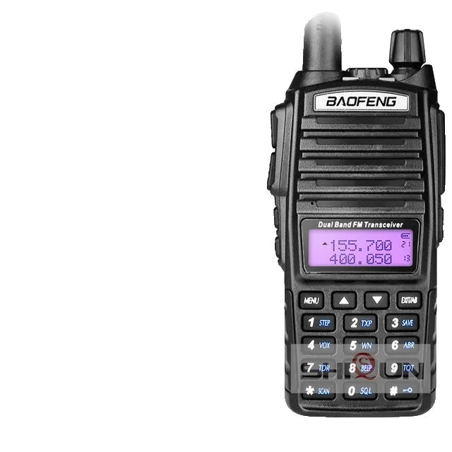 Baofeng UV-82 Walkie Talkie, 8W Leistung, Dual-PTT-Funktion
