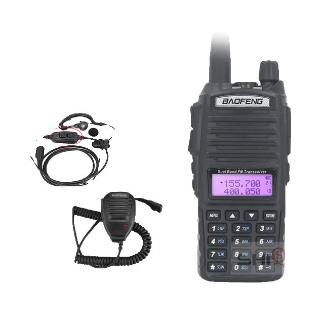 Baofeng UV-82 Walkie Talkie, 8W Leistung, Dual-PTT-Funktion