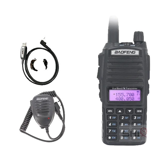 Baofeng UV-82 Walkie Talkie, 8W Leistung, Dual-PTT-Funktion