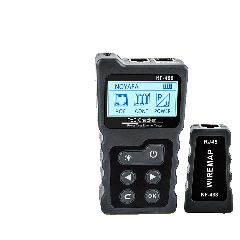 Netzwerk PoE-Prüfer, LCD-Anzeige, Schleifentest-Werkzeug