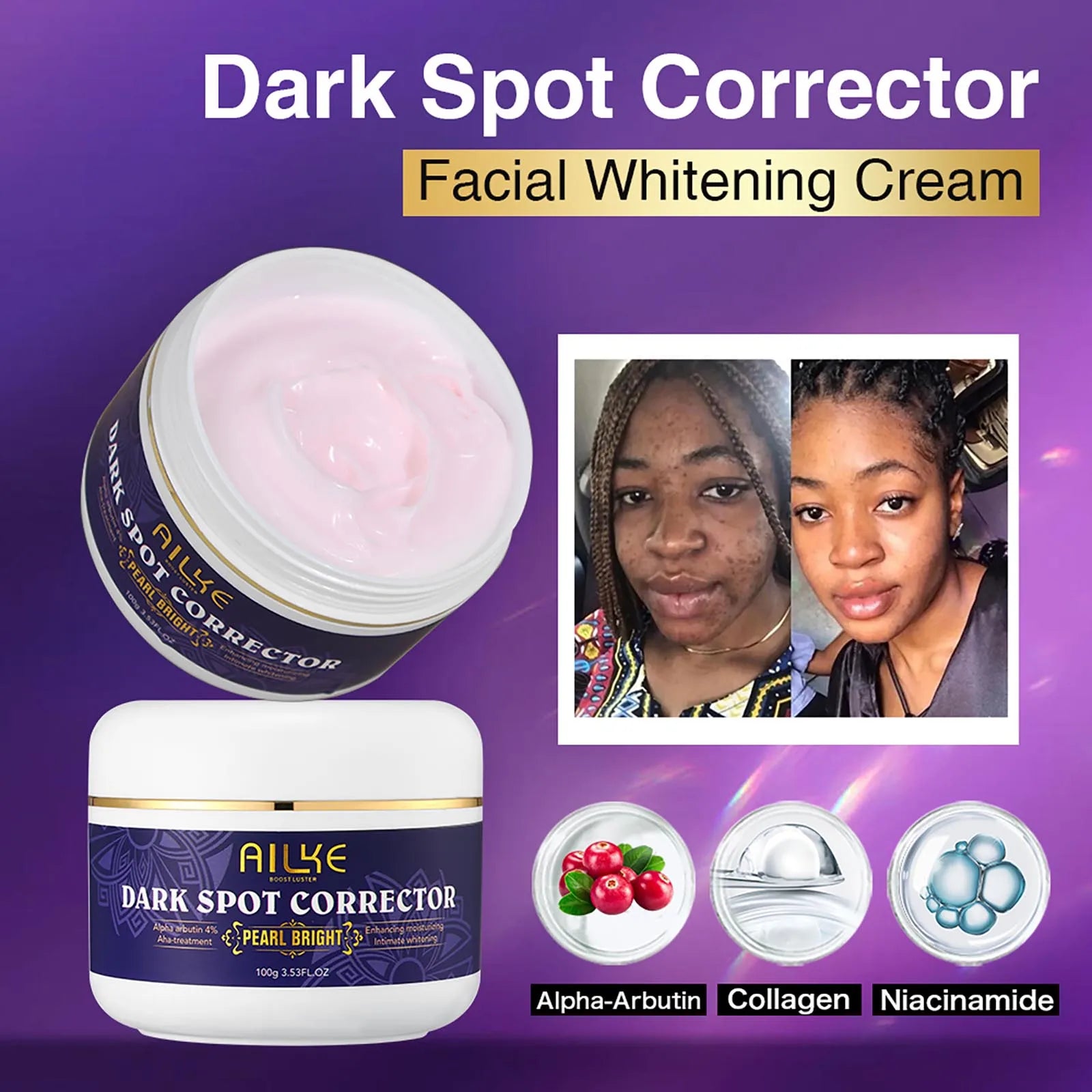 Huidverlichtingsset, Double Glutathion, Verhelderend, Hydraterend