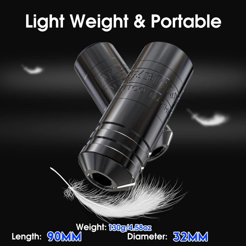 Tattoo Pen Maschine, leistungsstarker bürstenloser Motor, einstellbare Hublänge