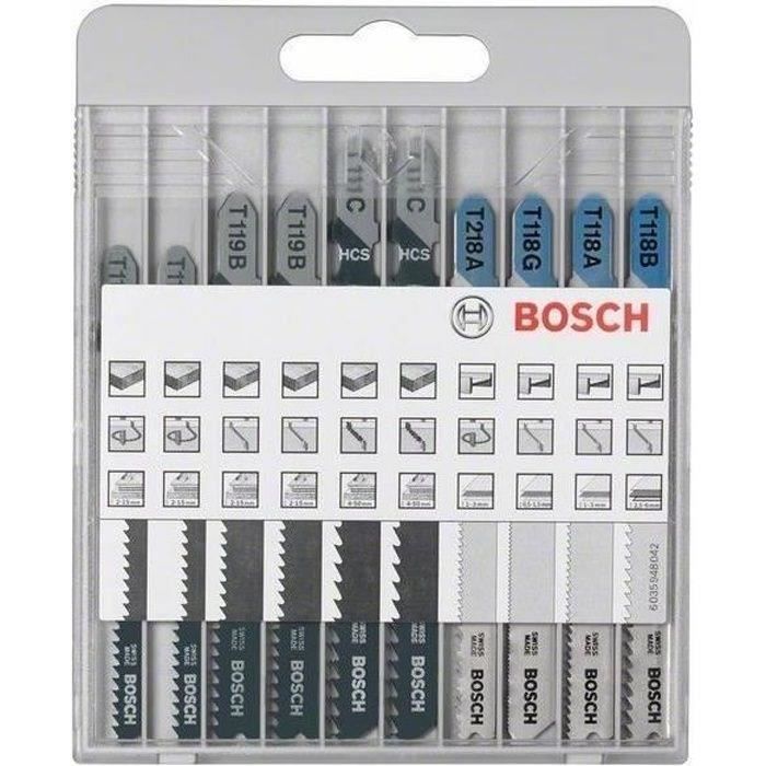 Sortiment von Sauty Sautical Stops für Metaal und Hout 10 Stück - Bosch