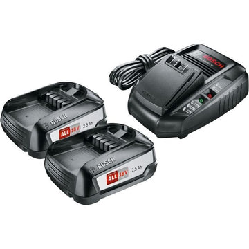 Starterset 18V Bosch (2xBatterie 2,5Ah + Al 1830cv Ladegerät)