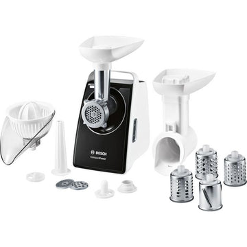 BOSCH – Compact Power Staubsauger – 500 W – Motor mit 1800 W – 2 kg/min – 3 Molen Roosters – Weiß/Schwarz