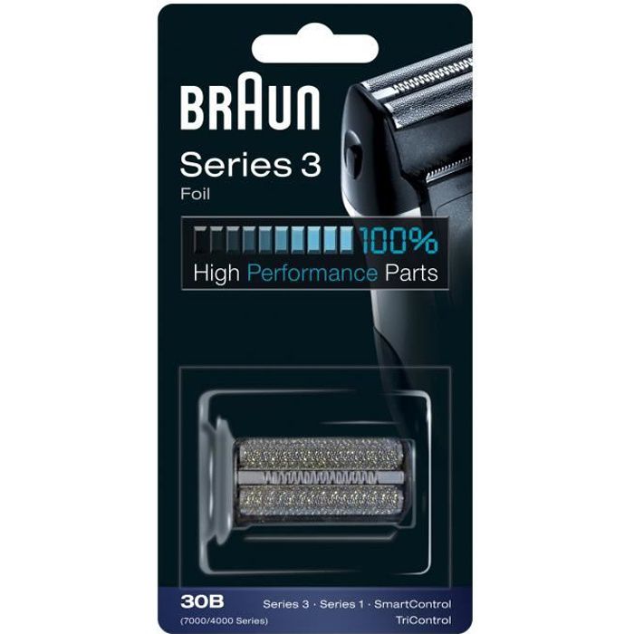 Braun 30B Schwarzes Hochleistungs-Sondergerät, kompatibel mit Series 3-Schneidgeräten