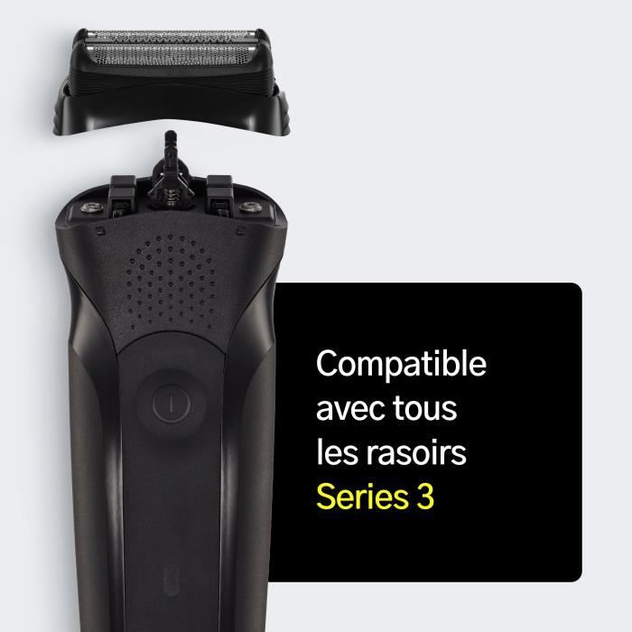 BRAUN 21B Schwarze Kassette für Schergeräte Serie 3