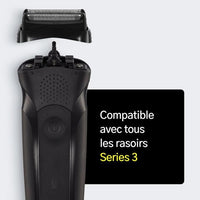 BRAUN 21B Schwarze Kassette für Schergeräte Serie 3