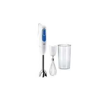 BRAUN Mixer - MQ3005WH Crème - 750 W - Weiß - Blauw