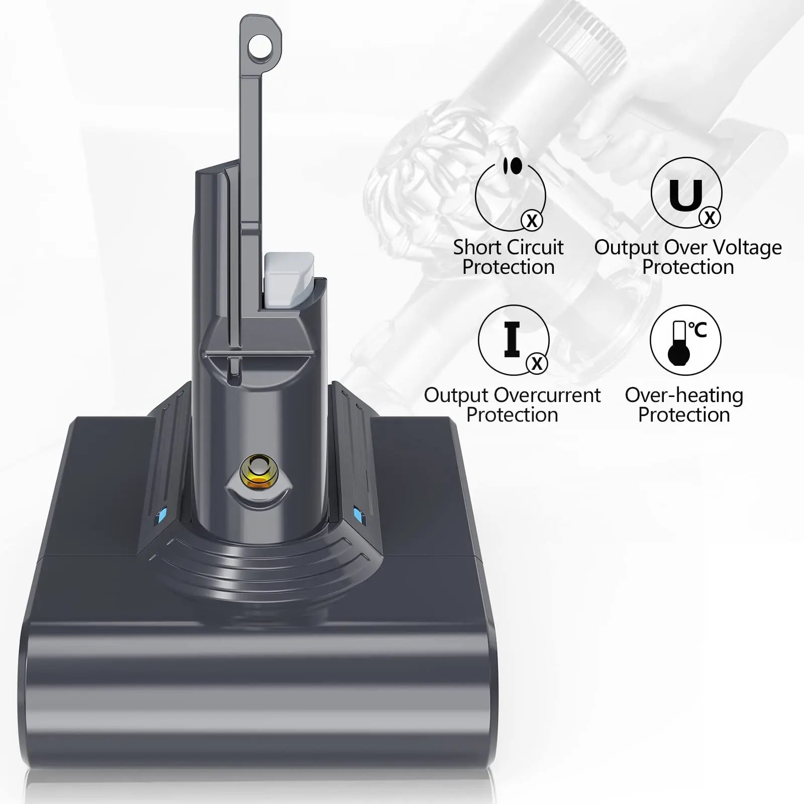 Dyson V7 Staubsauger-Akku, 21,6 V, 6000 mAh