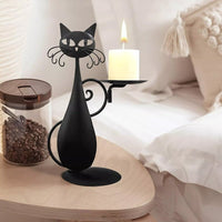 Black Cat Candle Holder | A unique decorative piece for your home! 2