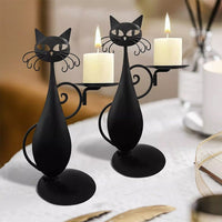 Black Cat Candle Holder | A unique decorative piece for your home! 3