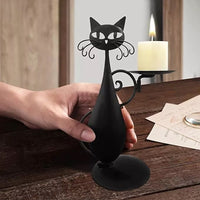 Black Cat Candle Holder | A unique decorative piece for your home! 7