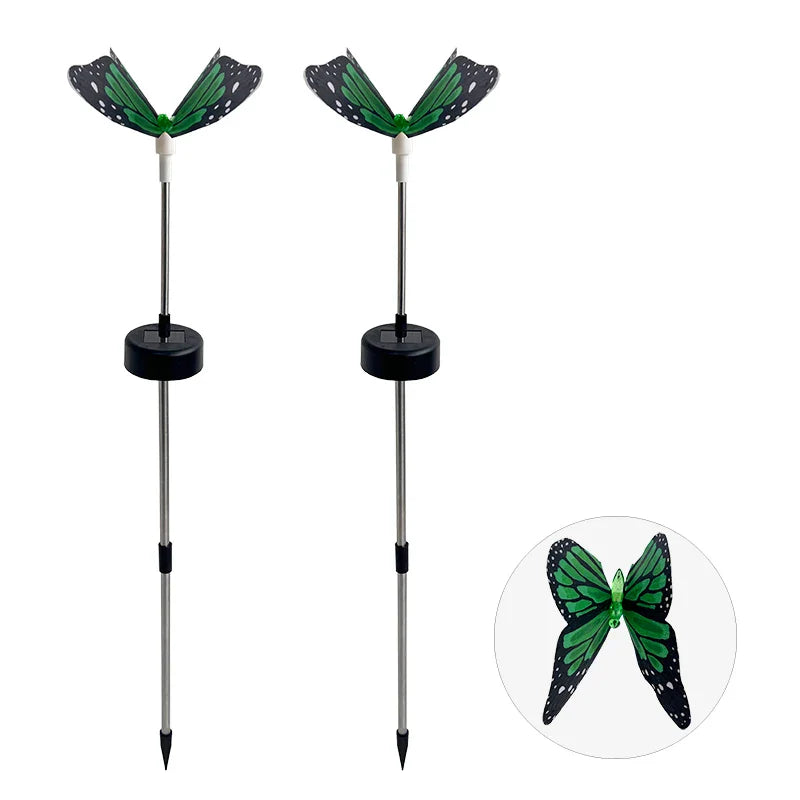 ButterflyGlow Solarlichter | Farbige LEDs | Schmetterlingsdesign für Garten & Deko 6