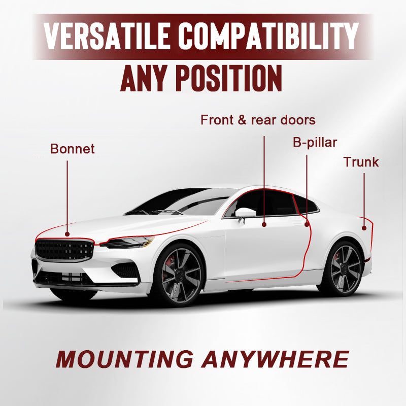 CarMuffle - Staubgeschütztes Gummidichtungsband zur Geräuschreduzierung im Auto 8