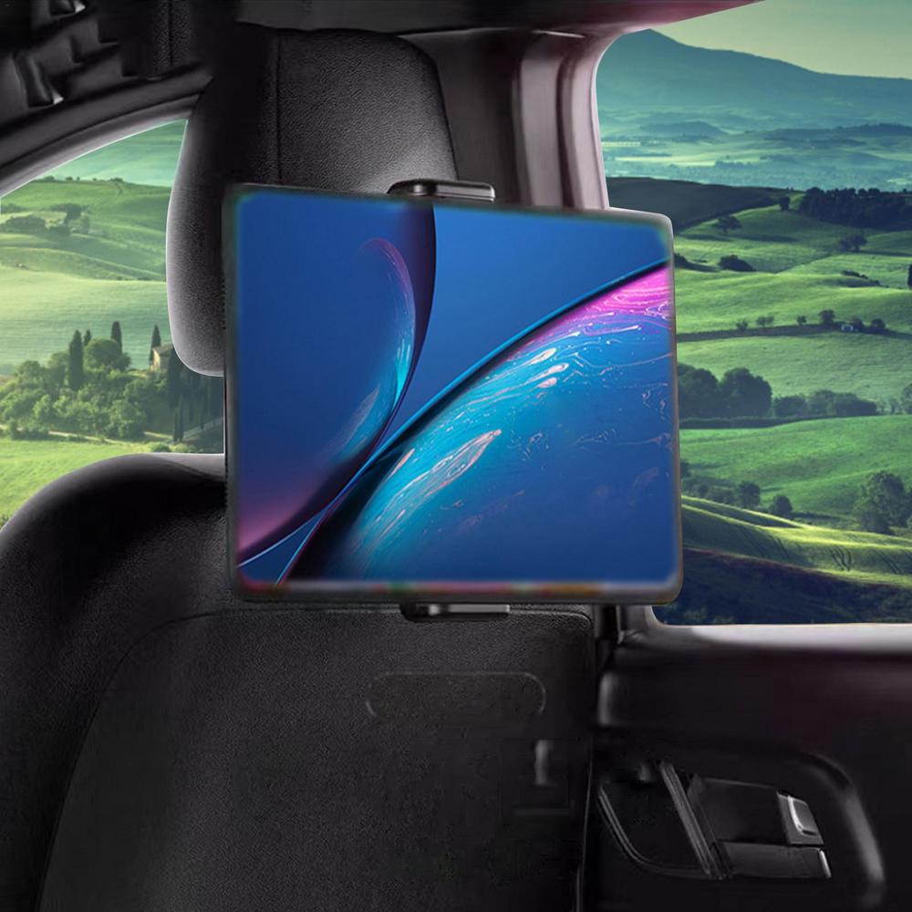 Carzino Kopfstützen-Halterung | 360° drehbar | Sicher & faltbar | Für Tablets & Smartphones 1