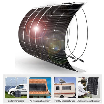 Solares System für Zuhause, 2000W Leistung, 100Ah Lifepo4 Batterie