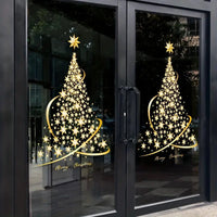 Christmas tree window stickers 6