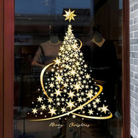 Christmas tree window stickers 7
