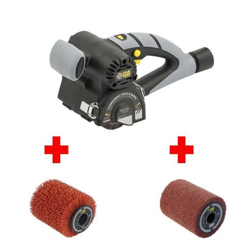 Fartools Pack Rex80 Compact Renovator + Schuur-Nylon-Borstel + synthetischer Vezel-Borstel