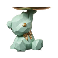 Geometric Bear Resin Storage Bowl 2