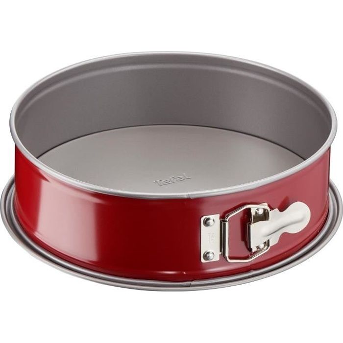 TEFAL Delibake Scharniervorm – Ø 27 cm – Rot und Grau