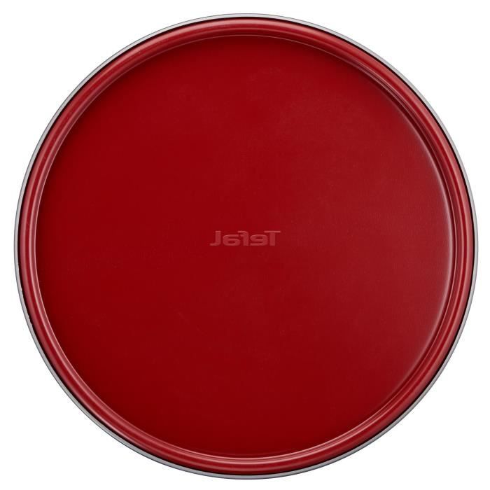 TEFAL Delibake Scharniervorm – Ø 27 cm – Rot und Grau