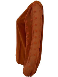 Lena | Bluse mit V-Ausschnitt für Frauen