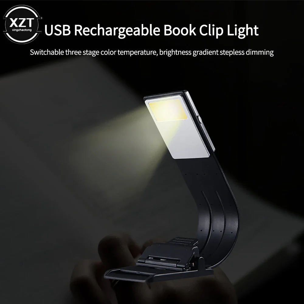 LightEase | LED Leselampe USB | Flexibel & Dimmbar | Für Bücher eReader Reisen 5