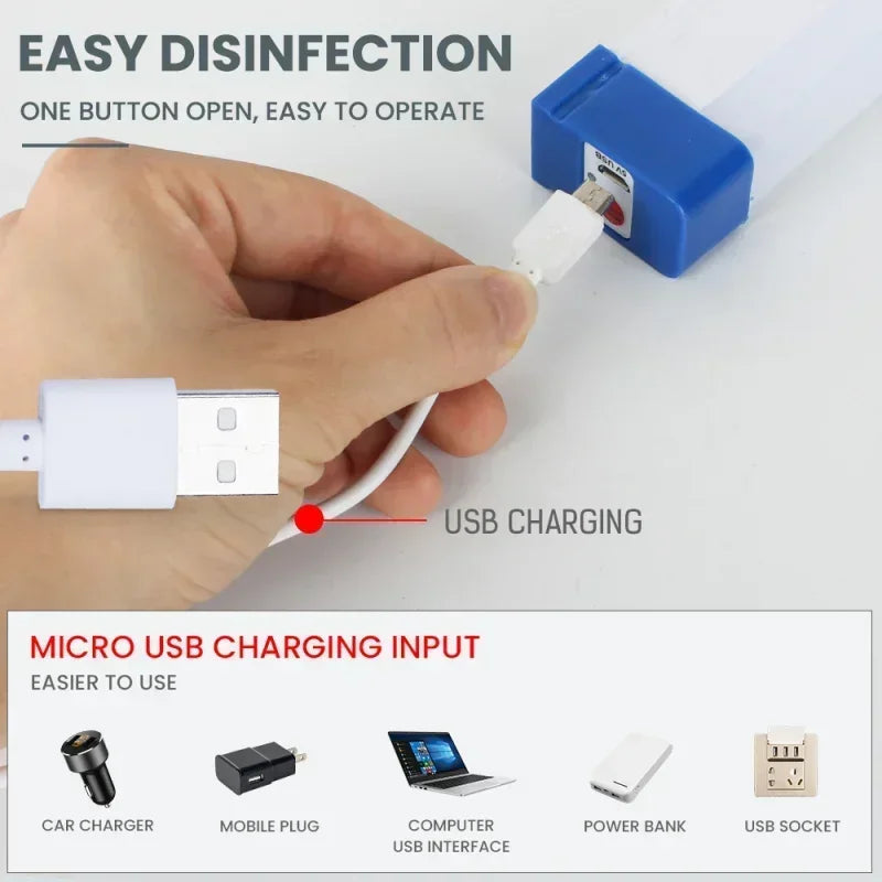 LumaBeam | 2-in-1 LED Röhre | Magnetisch & Wiederaufladbar | Flexibel & Kompakt 3