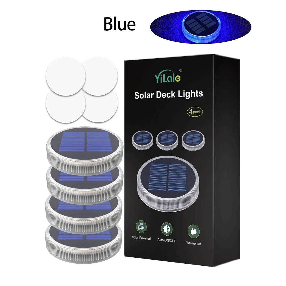 LumaPath Solarleuchten Set | IP68 Wasserdicht | Kabellos & Selbstklebend | 360° Licht 0