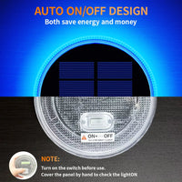 LumaPath Solarleuchten Set | IP68 Wasserdicht | Kabellos & Selbstklebend | 360° Licht 4