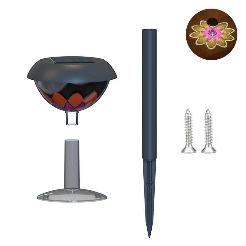 LumaTera SolarLight | LED Gartenleuchte Solar | Mit Dämmerungssensor & Akku | Für Tisch & Boden 0