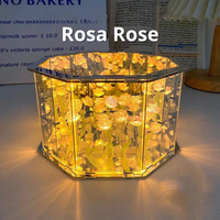 LumiFlora™ -  Handgefertigte Blume Würfellampe 12