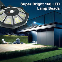 Lumiaro OctaBeam | 360° Solarlampe | 168 LEDs & Bewegungssensor | Mit Fernbedienung 4