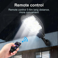 Luxora Solarleuchte | COB-LEDs | 3 Beleuchtungsmodi | Wetterfest | Fernbedienung 5